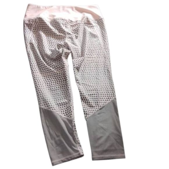 Pink and White Geometric Leggings - Picture 6 of 6